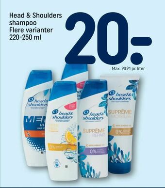 Head & Shoulders shampoo