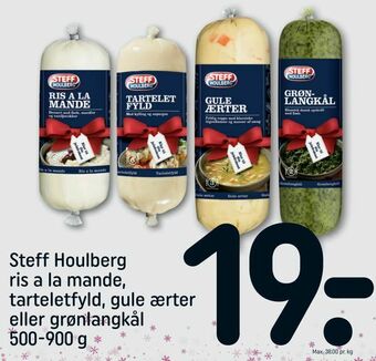 REMA 1000 Steff Houlberg ris a la mande, tarteletfyld, gule ærter eller grønlangkål tilbud