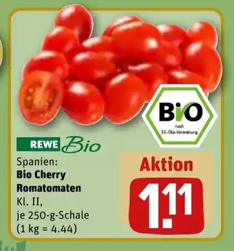 REWE Bio cherry romatomaten tilbud