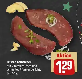 REWE Frische kalbsleber tilbud