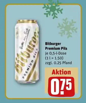 REWE Bitburger premium pils tilbud