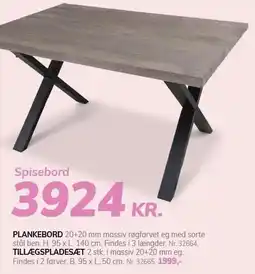 Daells Bolighus PLANKEBORD tilbud