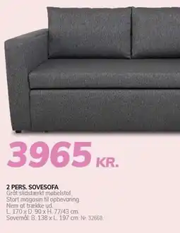 Daells Bolighus 2 PERS. SOVESOFA tilbud
