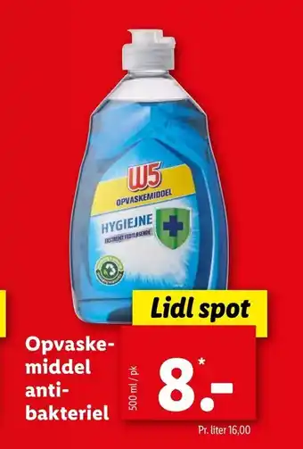 Opvaskemiddel antibakteriel