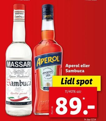 Aperol eller Sambuca