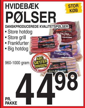 ABC Lavpris Pølser tilbud