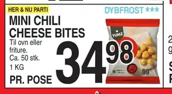 ABC Lavpris Mini chili cheese bites tilbud