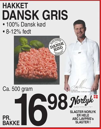 ABC Lavpris Hakket dansk gris tilbud