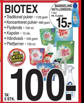 ABC Lavpris Biotex tilbud