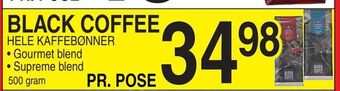 Black coffee