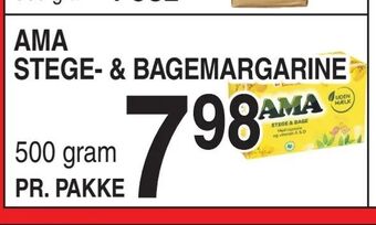ABC Lavpris Ama stege- & bagemargarine tilbud