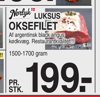 ABC Lavpris Luksus oksefilet tilbud