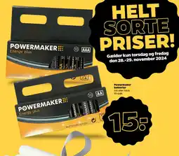 Powermaker batterier