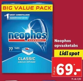 Lidl Neophos Opvasketabs tilbud