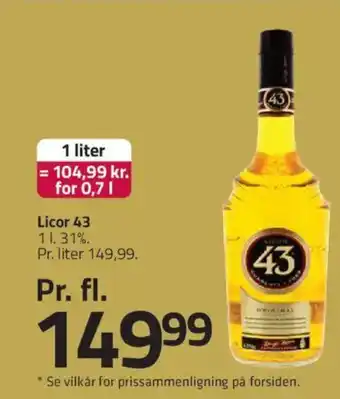 Fleggaard Licor 43 tilbud