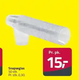 Fleggaard Snapseglas 50 stk tilbud