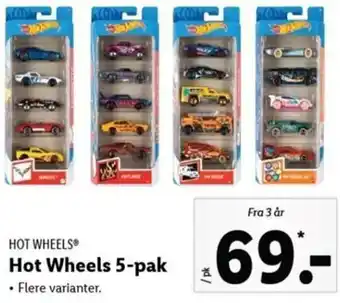 Lidl Hot Wheels 5-Pak tilbud