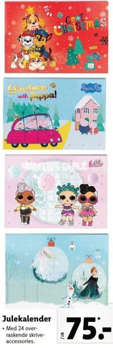 Lidl Julekalender tilbud