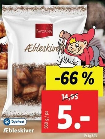 Lidl Æbleskiver 560g tilbud