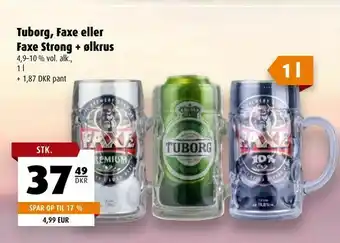 Scandinavian Park Tuborg, Faxe eller Faxe Strong + ølkrus tilbud