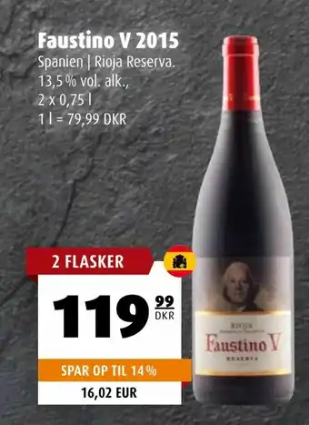 Scandinavian Park Faustino V 2015 tilbud