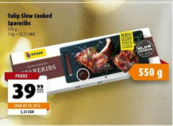 Scandinavian Park Tulip Slow Cooked Spareribs tilbud