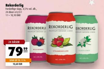 Scandinavian Park Rekorderlig tilbud
