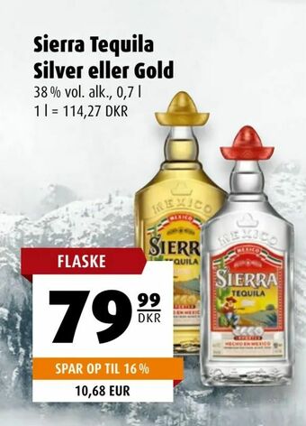 Scandinavian Park Sierra Tequila Silver eller Gold tilbud
