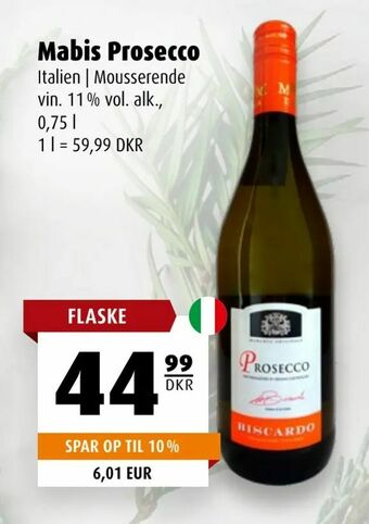 Scandinavian Park Mabis Prosecco tilbud