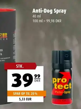 Scandinavian Park Anti-Dog Spray tilbud