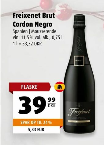 Scandinavian Park Freixenet Brut Cordon Negro tilbud