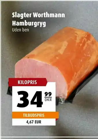 Scandinavian Park Slagter Worthmann Hamburgryg tilbud