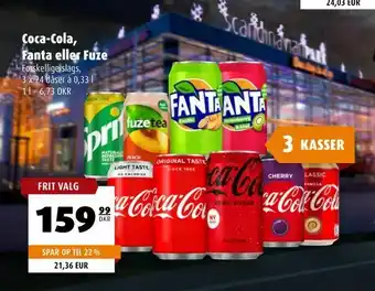 Scandinavian Park Coca-Cola, Fanta eller Fuze tilbud