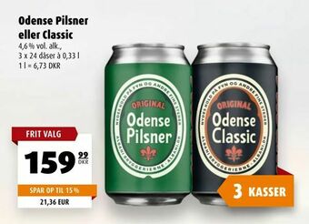Scandinavian Park Odense Pilsner eller Classic tilbud