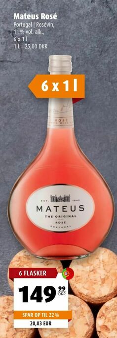 Scandinavian Park Mateus Rosé tilbud