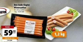 Scandinavian Park Den Gode Slagter Wienerpølser tilbud