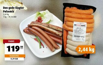 Scandinavian Park Den gode Slagter Pølsemix tilbud