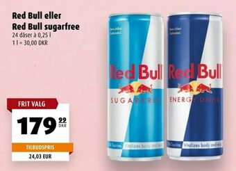 Scandinavian Park Red Bull eller Red Bull sugarfree tilbud