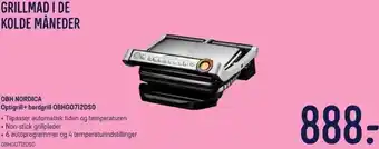 OBH Nordica Optigrill + Bordgrill OBHGO712DS0