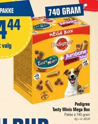 Otto Duborg Pedigree Tasty Minis Mega Box tilbud