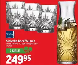 Melodia Karaffelsæt 7 dele