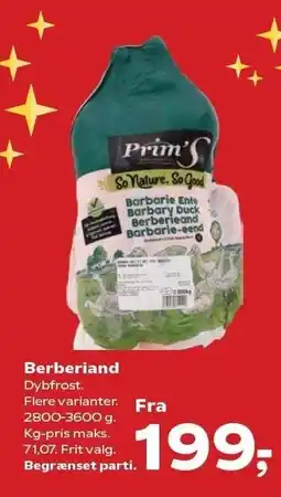 Berberiand 2800-3600 g