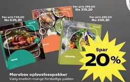 Kvickly Morebox oplevelsespakker tilbud