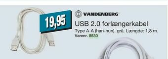 Harald Nyborg USB 2,0 forlængerkabel tilbud