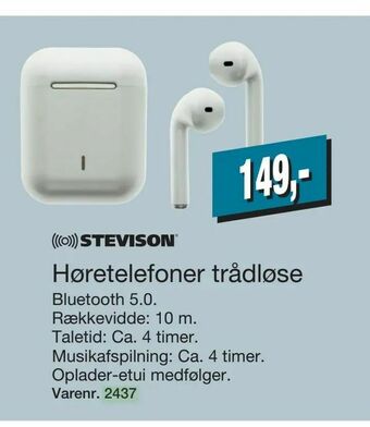 Harald Nyborg Høretelefoner trådløse tilbud