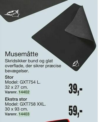 Harald Nyborg Musemåtte tilbud