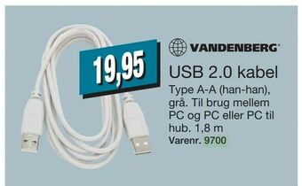 Harald Nyborg USB 2,0 kabel tilbud