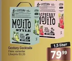 Fakta Tyskland Century Cocktails tilbud