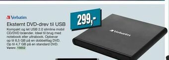 Harald Nyborg Eksternt DVD-drev til USB tilbud