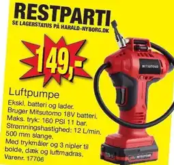Harald Nyborg Luftpumpe tilbud
